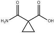 1-甲酰胺基-1-环丙烷羧酸 结构式