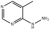 4-肼基-5-甲基嘧啶 结构式