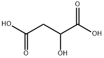 DL-苹果酸 结构式