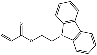 2-(9H-咔唑-9-基)丙烯酰酸乙酯 结构式