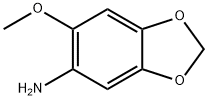 (试剂)(6-METHOXY-1,3-BENZODIOXOL-5-YL)AMINE 结构式