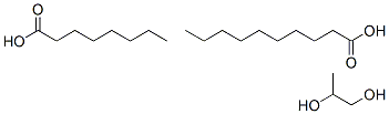 decanoic acid: octanoic acid: propane-1,2-diol 结构式