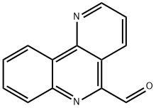 苯并[H][1,6]萘啶-5-甲醛 结构式