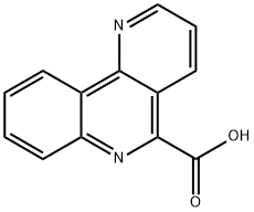 BENZO[H][1,6]NAPHTHYRIDINE-5-CARBOXYLIC ACID 结构式