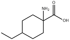 1-AMINO-4-ETHYLCYCLOHEXANECARBOXYLIC ACID 结构式