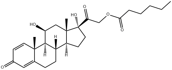 PREDNISOLONE CAPROATE 结构式