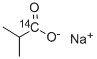 ISOBUTYRIC ACID SODIUM SALT, [CARBOXYL-14C] 结构式