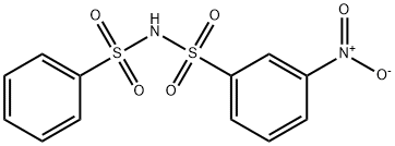 3-Nitro-N-(phenylsulfonyl)benzenesulfonamide 结构式