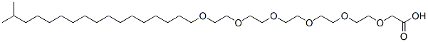 34-Methyl-3,6,9,12,15,18-hexaoxapentatriacontanoic acid 结构式