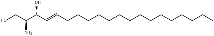 <DIV>D-<I>ERYTHRO</I>-SPHINGOSINE (C20 BASE)</DIV>;SPHINGOSINE (D20:1) 结构式