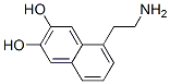 2,3-Naphthalenediol, 5-(2-aminoethyl)- (9CI) 结构式