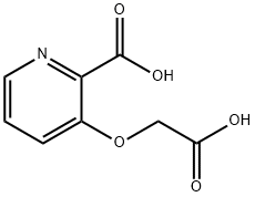 2-Pyridinecarboxylicacid,3-(carboxymethoxy)-(9CI) 结构式