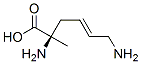 4-Hexenoicacid,2,6-diamino-2-methyl-,(2R,4E)-(9CI) 结构式