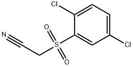 2-[(2,5-dichlorophenyl)sulfonyl]acetonitrile 结构式