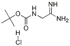 N-(2-氨基-2-亚氨乙基)氨基甲酸叔丁酯盐酸盐 结构式