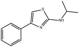 N-异丙基-4-苯基噻唑-2-胺 结构式