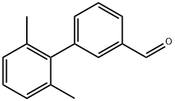 2',6'-二甲基联苯-3-甲醛 结构式