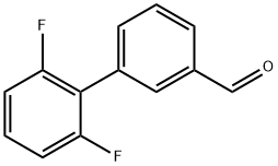 3-(2,6-Difluorophenyl)benzaldehyde 结构式