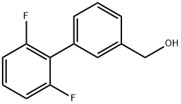 3-(2,6-二氟苯基)苯基]甲醇 结构式