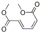 (1E,3Z)-1,3-Butadiene-1,4-dicarboxylic acid dimethyl ester 结构式