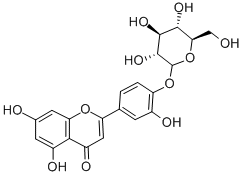 藤黄菌素-4' -O-葡糖苷 结构式