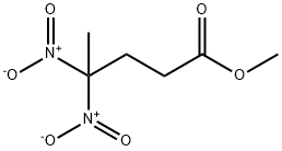 4,4-Dinitropentanoic acid methyl ester 结构式