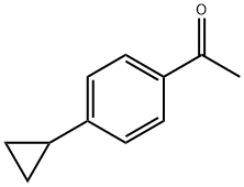 1-(4-环丙基苯基)乙酮 结构式