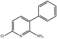 2-氨基-6-氯-3-苯基吡啶 结构式