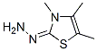 2(3H)-Thiazolone,3,4,5-trimethyl-,hydrazone(9CI) 结构式