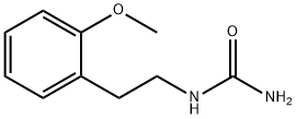 N-(2-甲氧基苯乙基)脲 结构式