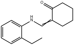 Cyclohexanone, 2-[[(2-ethylphenyl)amino]methylene]- (9CI) 结构式