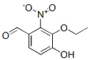 3-ETHOXY-4-HYDROXY-2-NITROBENZALDEHYDE 结构式