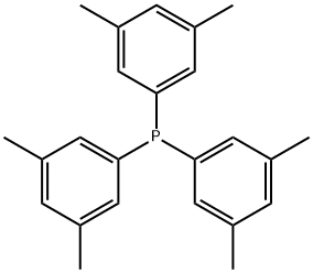 三(3,5-二甲苯基)膦 结构式
