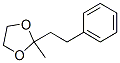 2-methyl-2-phenethyl-1,3-dioxolane 结构式