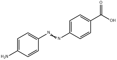 p-[(p-aminophenyl)azo]benzoic acid  结构式