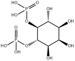 D-MYO-INOSITOL 4,5-BIS-PHOSPHATE AMMONIUM SALT 结构式