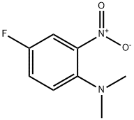 N,N-二甲基-4-氟-2-硝基苯胺 结构式