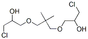 2,2-Bis[(3-chloro-2-hydroxypropoxy)methyl]propane 结构式