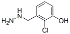 Phenol,  2-chloro-3-(hydrazinomethyl)-  (9CI) 结构式