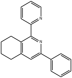 3-PHENYL-1-(PYRIDIN-2-YL)-5,6,7,8-TETRAHYDROISOQUINOLINE 结构式