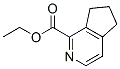 5H-Cyclopenta[c]pyridine-1-carboxylicacid,6,7-dihydro-,ethylester(9CI) 结构式