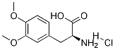 L-Tyrosine, 3-Methoxy-O-Methyl-, hydrochloride 结构式