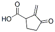 2-Methylene-3-oxocyclopentane-1-carboxylic acid 结构式