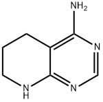 Pyrido[2,3-d]pyrimidin-4-amine, 1,5,6,7-tetrahydro- (9CI) 结构式