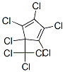 1,2,3,4,5-Pentachloro-5-(trichloromethyl)cyclopenta-1,3-diene 结构式