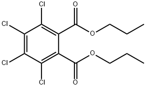 四氯邻苯二甲酸二丙酯 结构式