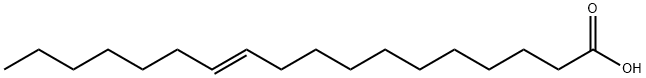 反式-11-十八烯酸 结构式