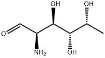 2-氨基-2-脱氧-3-D岩藻糖 结构式