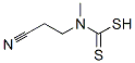 Carbamodithioic acid, (2-cyanoethyl)methyl- (9CI) 结构式