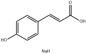 2-Propenoic acid, 3-(4-hydroxyphenyl)-, MonosodiuM salt, (2E)- 结构式